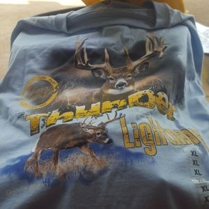 HAYS THUNDER LIGHTING (XL) BLUE T-SHIRT NEW